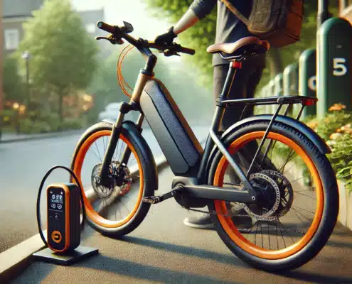 Elektrische fiets opladen hammink fietsplezier